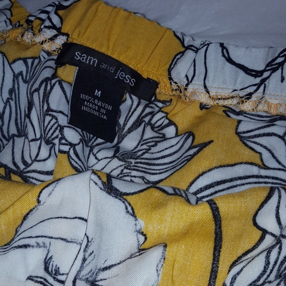 Sam and Jess Floral Strapless Jumpsuit Romper - Picture 4 of 6